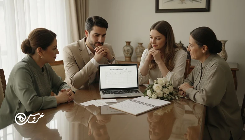 تعادل بین دخالت خانواده، بودجه و سلیقه در تصمیم گیری های عروسی هنگام برنامه ریزی مراسم